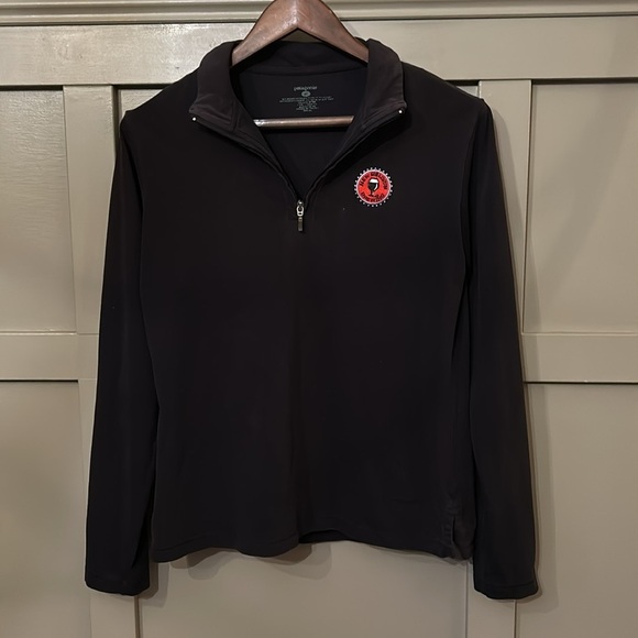 Patagonia Vitaliti 1/4 Zip Long Sleeve Top Black New Belgium Womens Size Medium - Picture 3 of 7